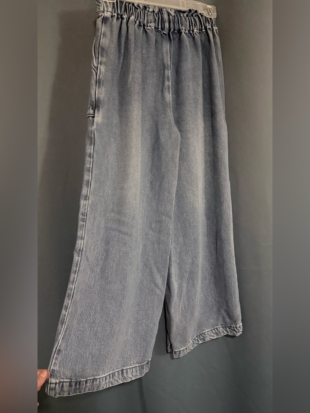 YFB Young Fabulous & Broke Wide Leg Cropped Denim Pants XS - Picture 3 of 4